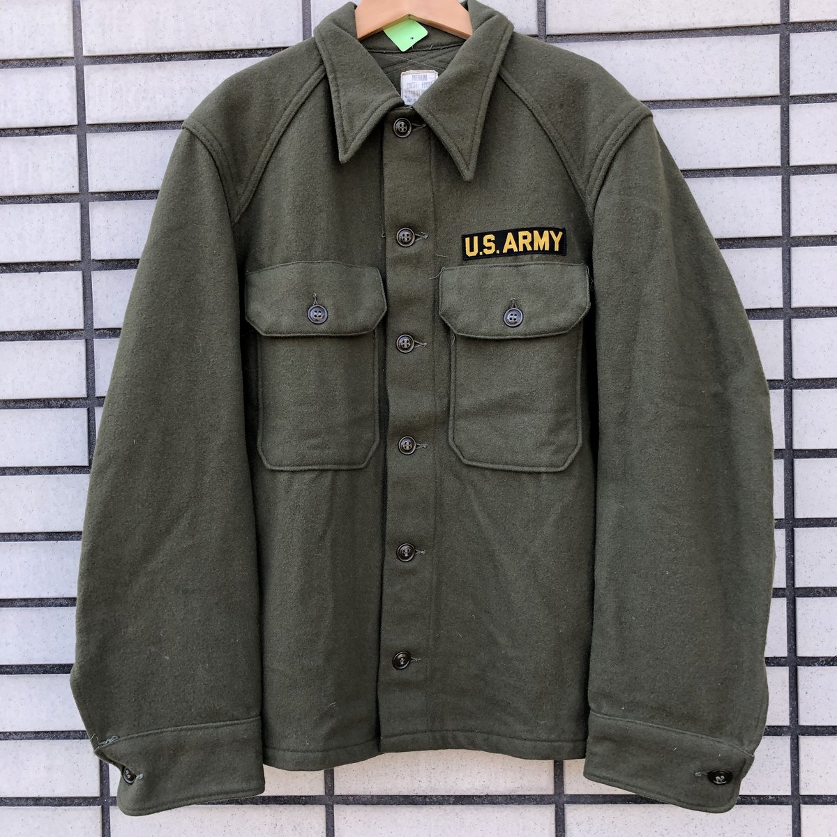 珍品50s,朝鮮戦争アメリカ軍ウールシャツ試供品テストサンプル ODウールシャツ_03-768x576.jpg
