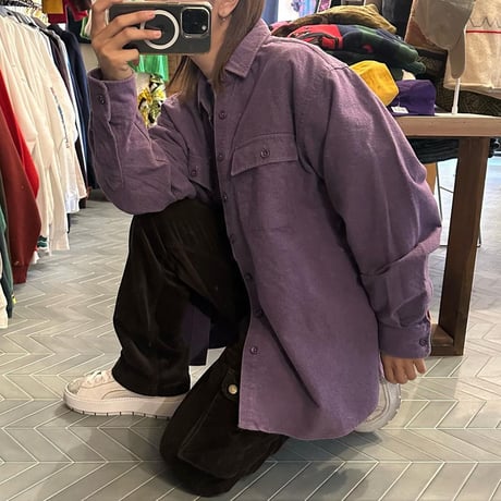 80〜90s L.L.Bean シャモアクロスシャツ
