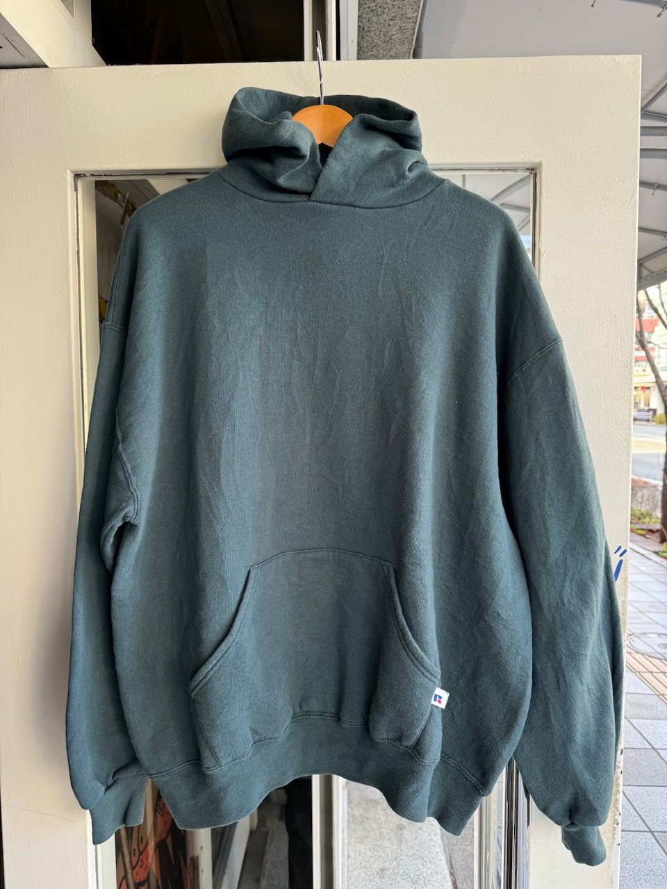90's USA製 RUSSELL 無地フーディ XL | CUSTOM FEVER