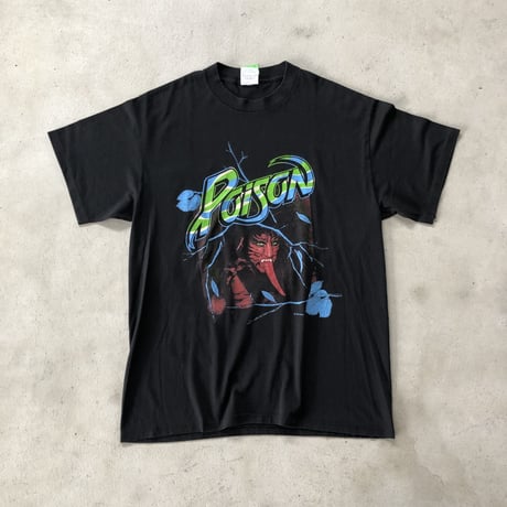 80's POISON バンドTシャツ XL