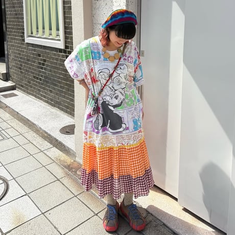 POPYE コミック オールオーバープリントTシャツ