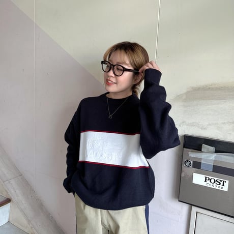 LACOSTE SPORT コットンニット