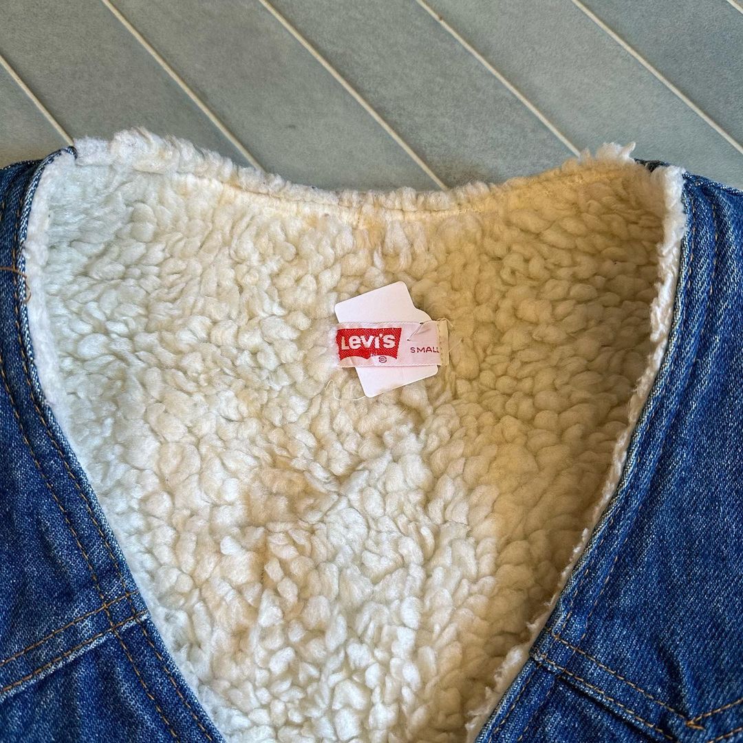 70s USA製 Levi's デニム内ボアベスト | CUSTOM FEVER 70s USA製 Levi's デニム内ボアベスト | CUSTOM FEVER