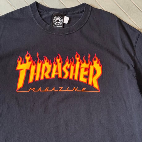 THRASHERファイヤーロゴTシャツ