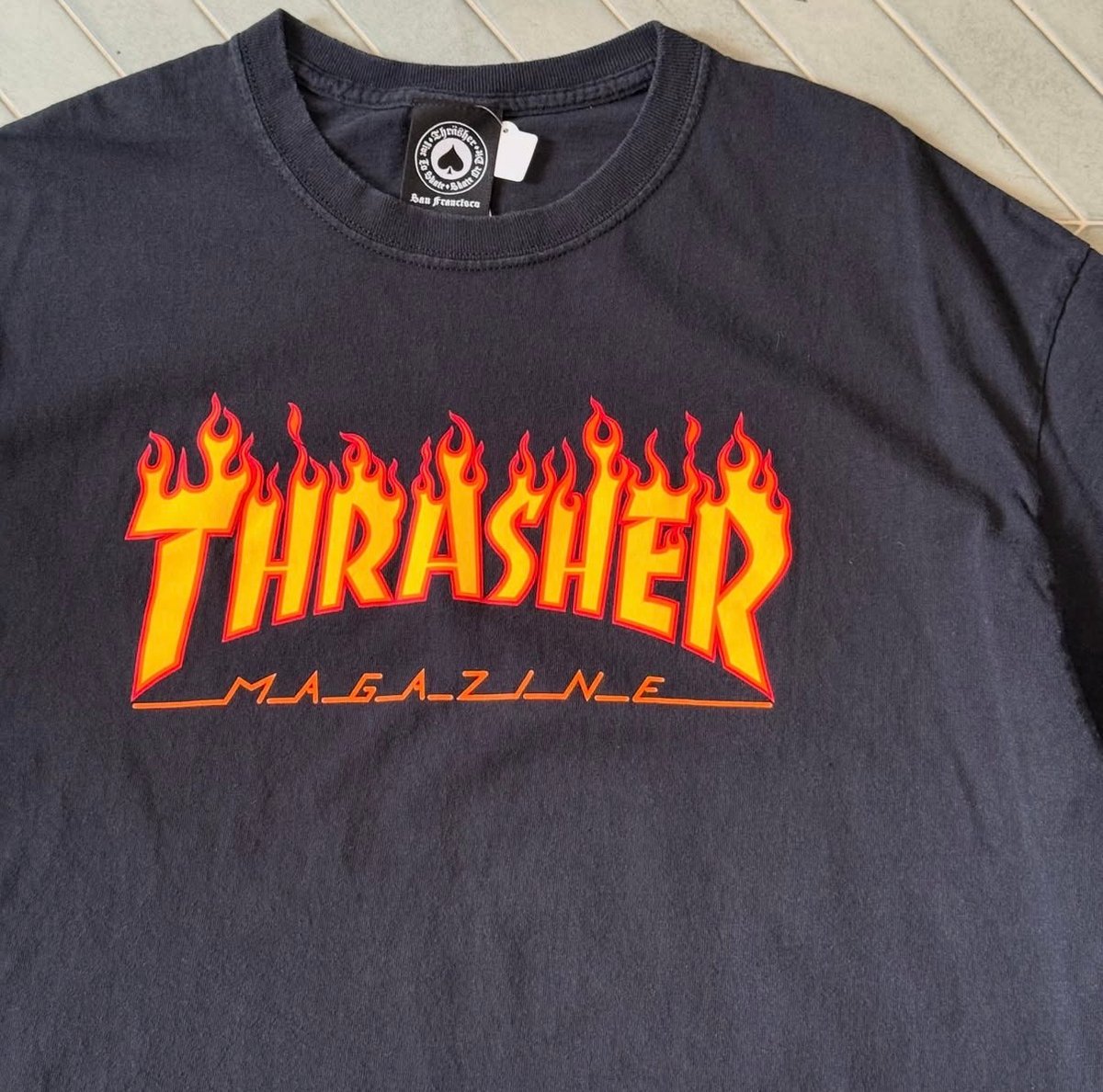 THRASHERファイヤーロゴTシャツ | CUSTOM FEVER