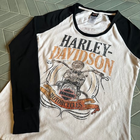 Harley-Davidson ラグランロンT
