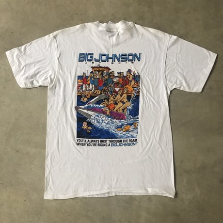 90's 未使用 BIG JOHNSON プリントTシャツ