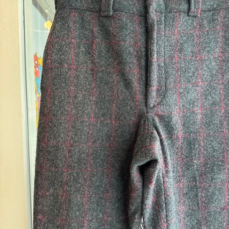80's USA製 L.L.Bean ウールパンツW30