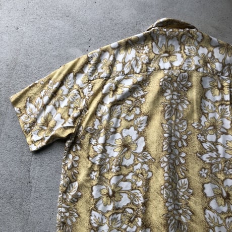 ocean pacific レーヨン総柄シャツ L