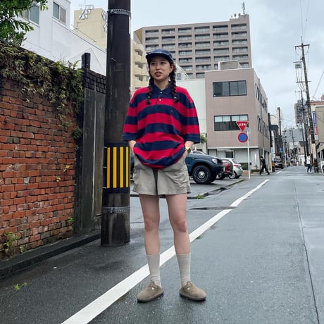 TOMMY HILFIGERボーダーポロシャツ