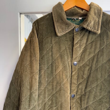 ENGLAND製BEAVER中綿キルティングコーデュロイジャケット