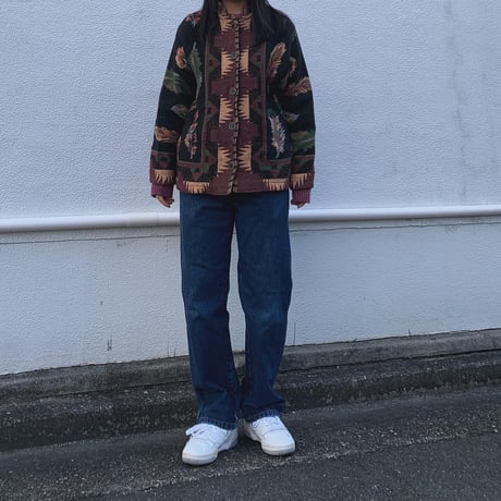ネイティヴ柄デザインジャケット