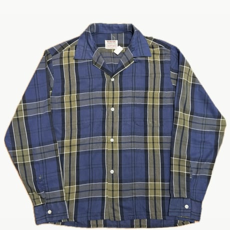 〜70's McGREGOR オープンカラーシャツ SCOTSET M