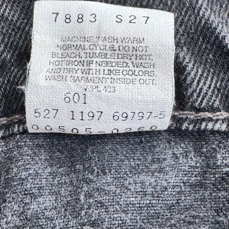 90's USA製 Levi's505  W30×L30 ブラック