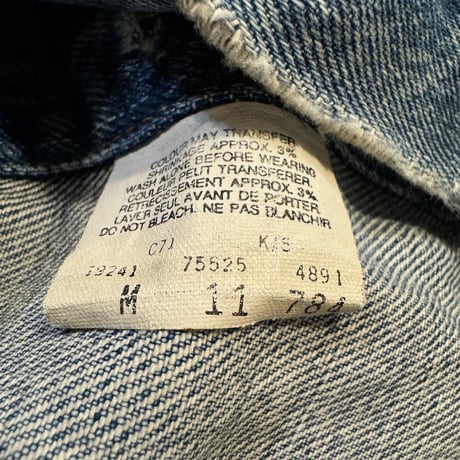 CANADA製 Levi's 75525-4891 デニムジャケット