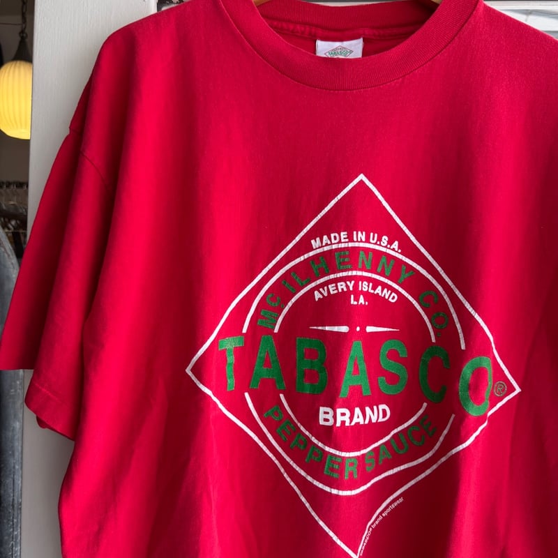 90's USA製TABASCO プリントTシャツ XL | CUSTOM FEVER