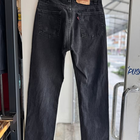 90's USA製 Levi's505  W30×L30 ブラック