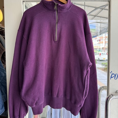 USA製 L.L.Bean × RUSSELL ハーフジップスウェット