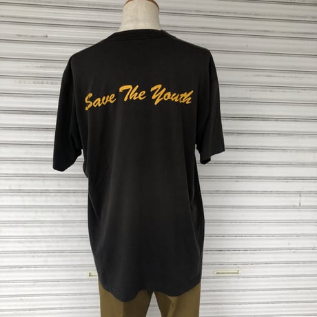 〜90's両面プリント メッセージTシャツ