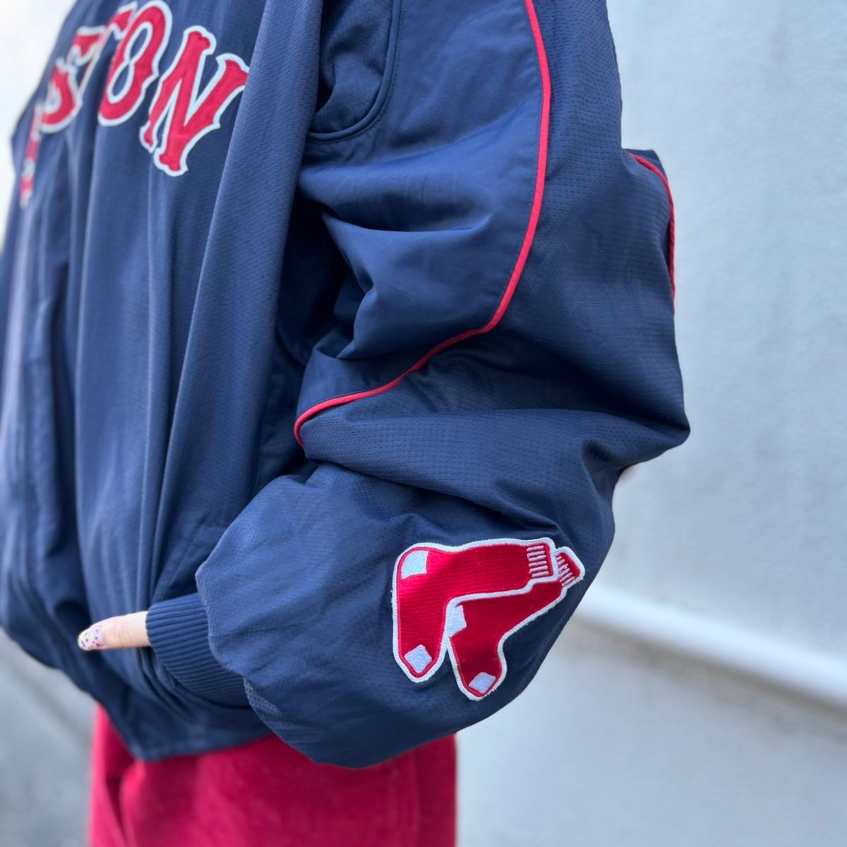 MLB Boston Red Sox ナイロンジャケット | CUSTOM FEVER