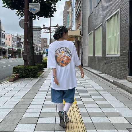 Coronaビール　陰陽マーク　両面プリントTシャツ