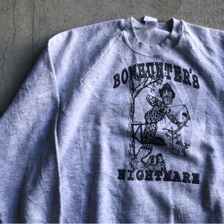 80's USA製プリントスウェット XXL