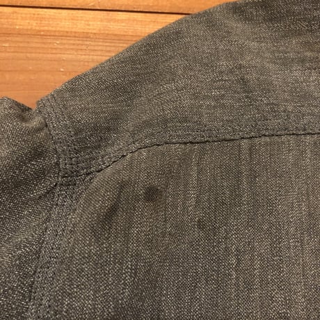 60's Sears L/S ブラックシャンブレー