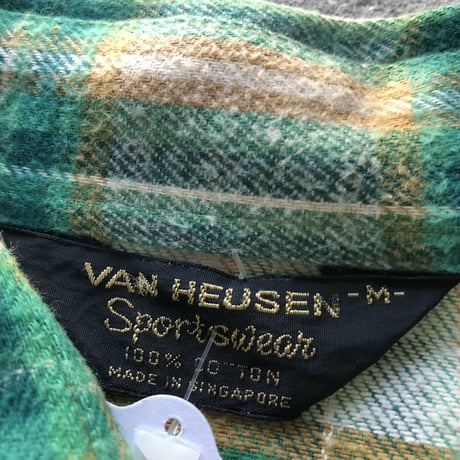70's〜 VAN HEUSEN ネルシャツ