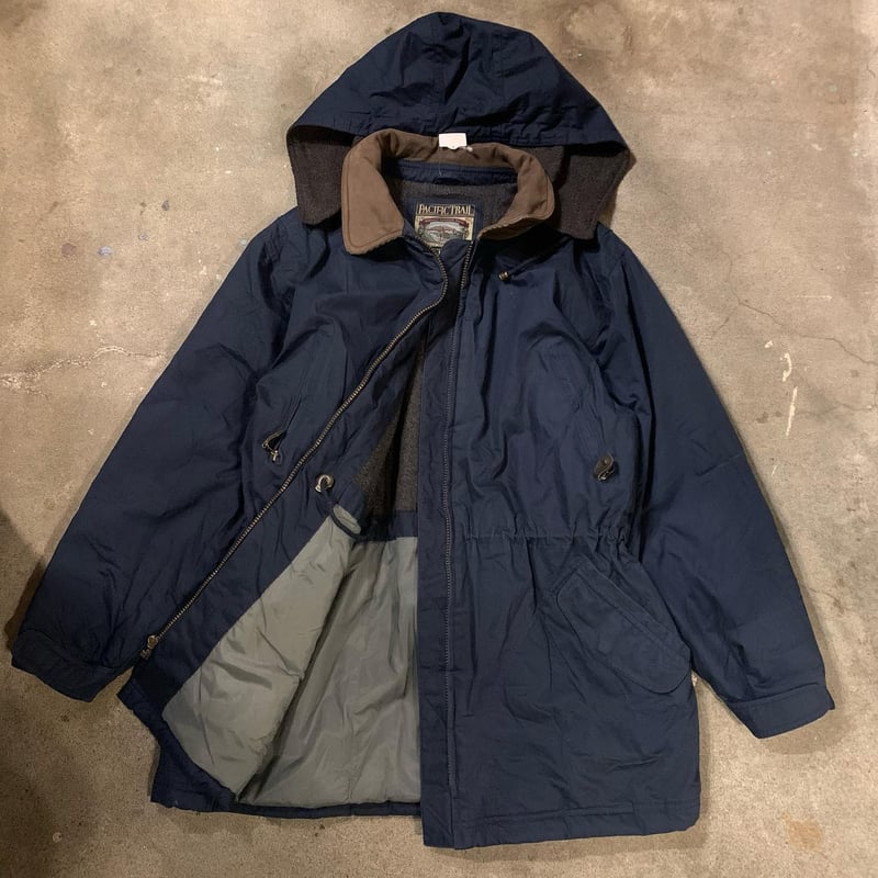 【PACIFIC TRAIL パシフィックトレイル】中綿ジャケット　ネイビー PACIFIC TRAIL マウンテンパーカ | CUSTOM FEVER