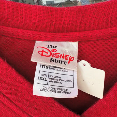 Disney ティガー刺繍ＶネックロンT