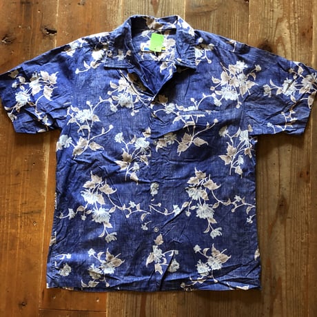 Shoreline Hawaii コットンハワイアンシャツ