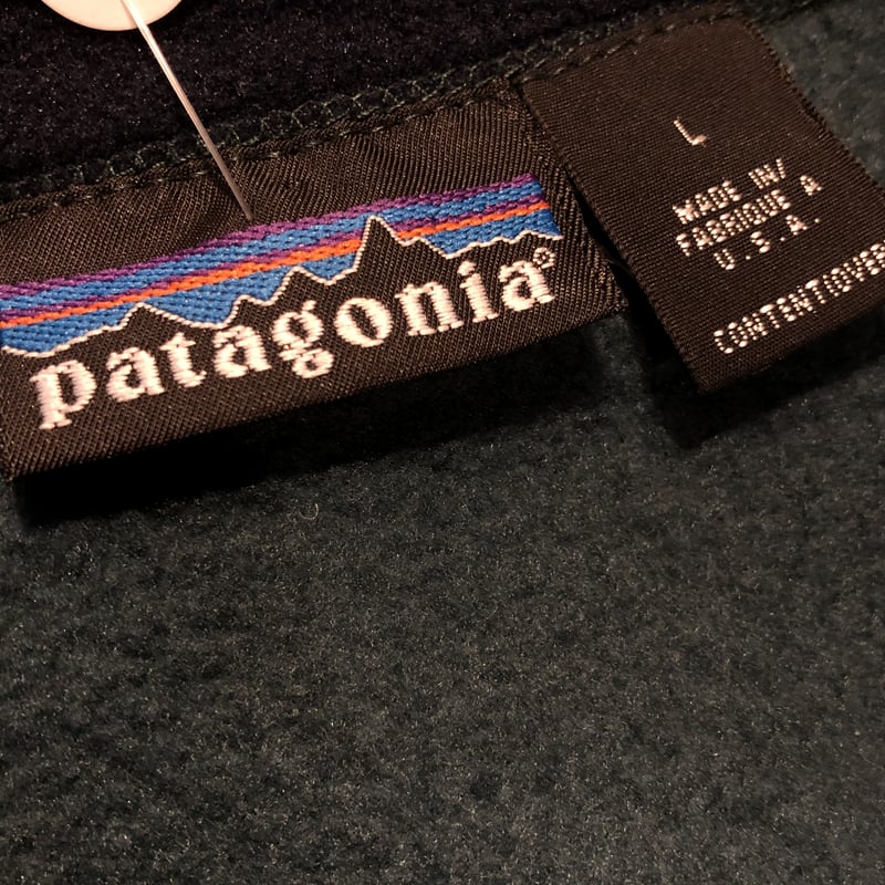 patagonia シンチラベスト made in usa patagonia - 00s USA製 パタゴニア シンチラ フリースベスト L