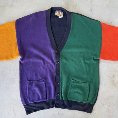 CASTAL BASIC マルチカラーニットカーディガン