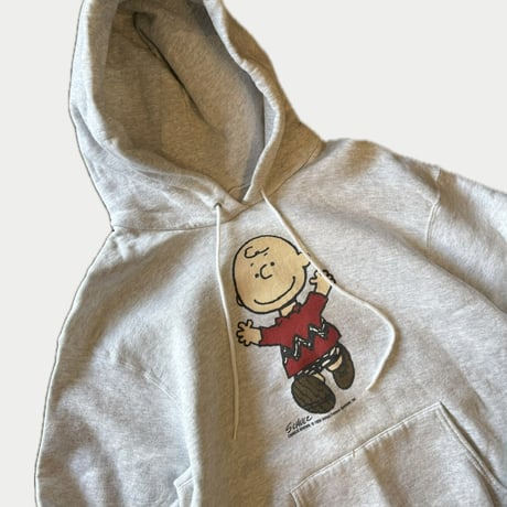 90's USA製 SNOOPY〝CHARLIE BROWN〟プリントフーディ