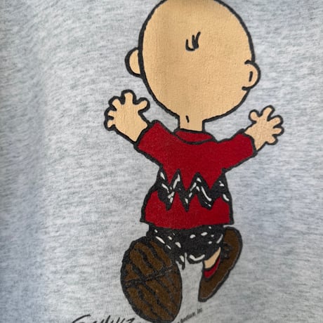 90's USA製 SNOOPY〝CHARLIE BROWN〟プリントフーディ