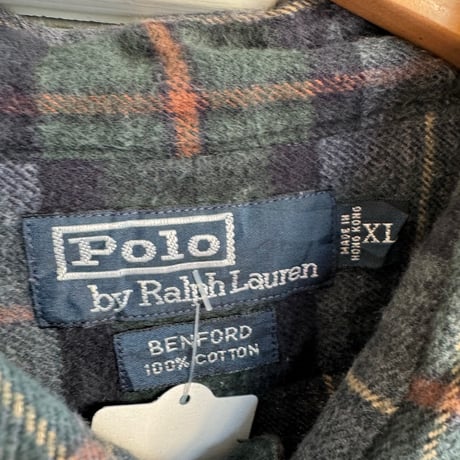 Ralph Laurenネルシャツ〝BENFORD〟XL