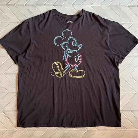 ネオンミッキーTシャツ