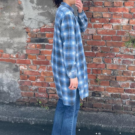 チェックグランパシャツ