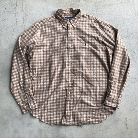 Ralph Lauren チェックシャツ 〝CLASSIC FIT〟XL