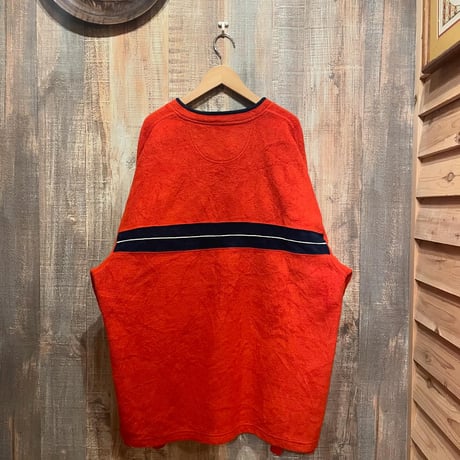 GAP Vネックフリースプルオーバー