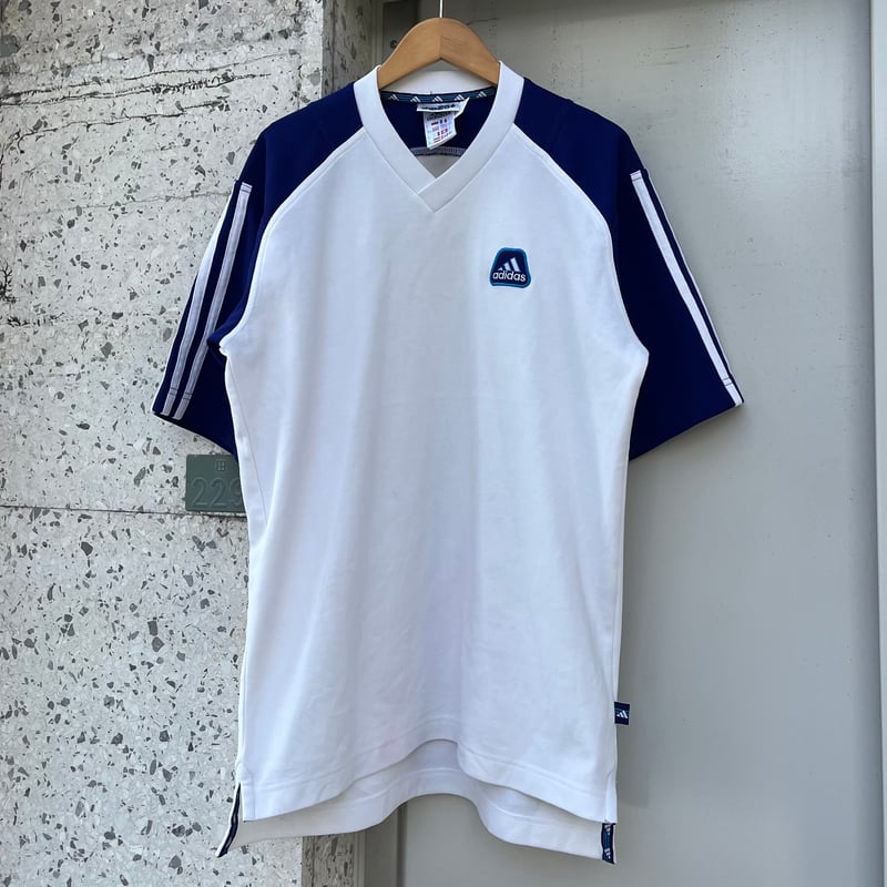 90s adidas ゲームシャツ 90s adidas 襟付きゲームシャツ 古着アディダス デサント製 3