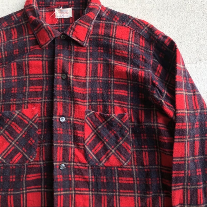 60年代Searsプリントネル XL | CUSTOM FEVER