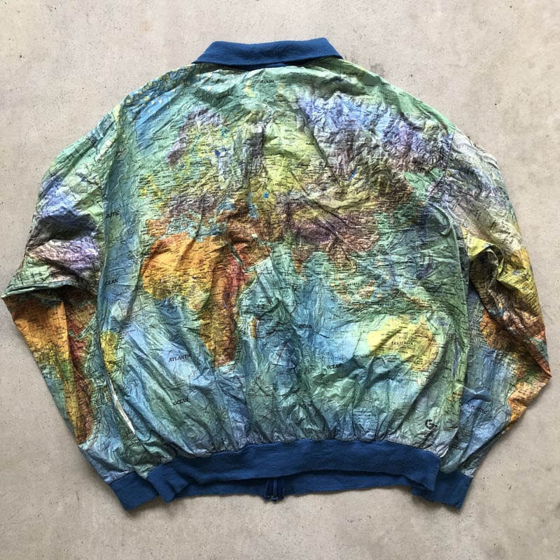 ＊ペーパージャケット　京都　地図柄 Made in USA ”WEARIN' THE WORLD” Paper Jacket | アメリカ製