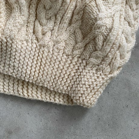 HAND KNITフィッシャーマンニット
