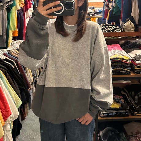 90s USA製 Russell 切り替えしスウェット