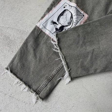 USA製 Levi's550 カットオフリメイクデニム（38×30）