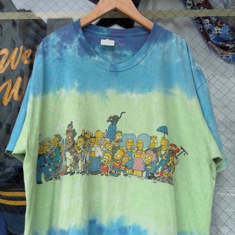 シンプソンズファミリー タイダイ柄Tシャツ