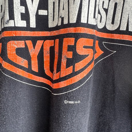90's USA製 HARLEY DAVIDSON プリントTシャツ XL