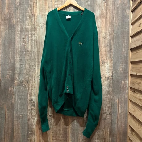 LACOSTE アクリルカーディガン