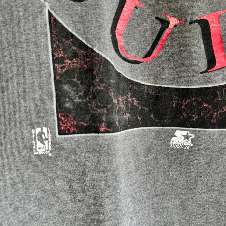 90's USA製 CHICAGO BULLS プリントT L